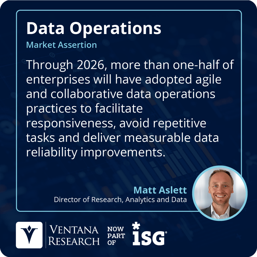 Data Opertion Data Operations Improves Trust in Data for Analytics and AI