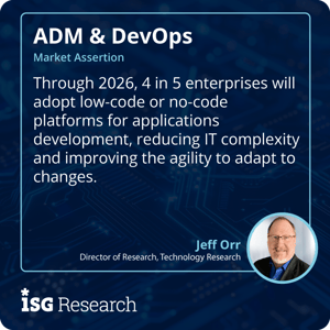 ISG_Research_2025_Assertion_ADMDevOps_8_Low_Code_Adoption_S