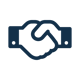 Handshake-Blue Handshake-Blue