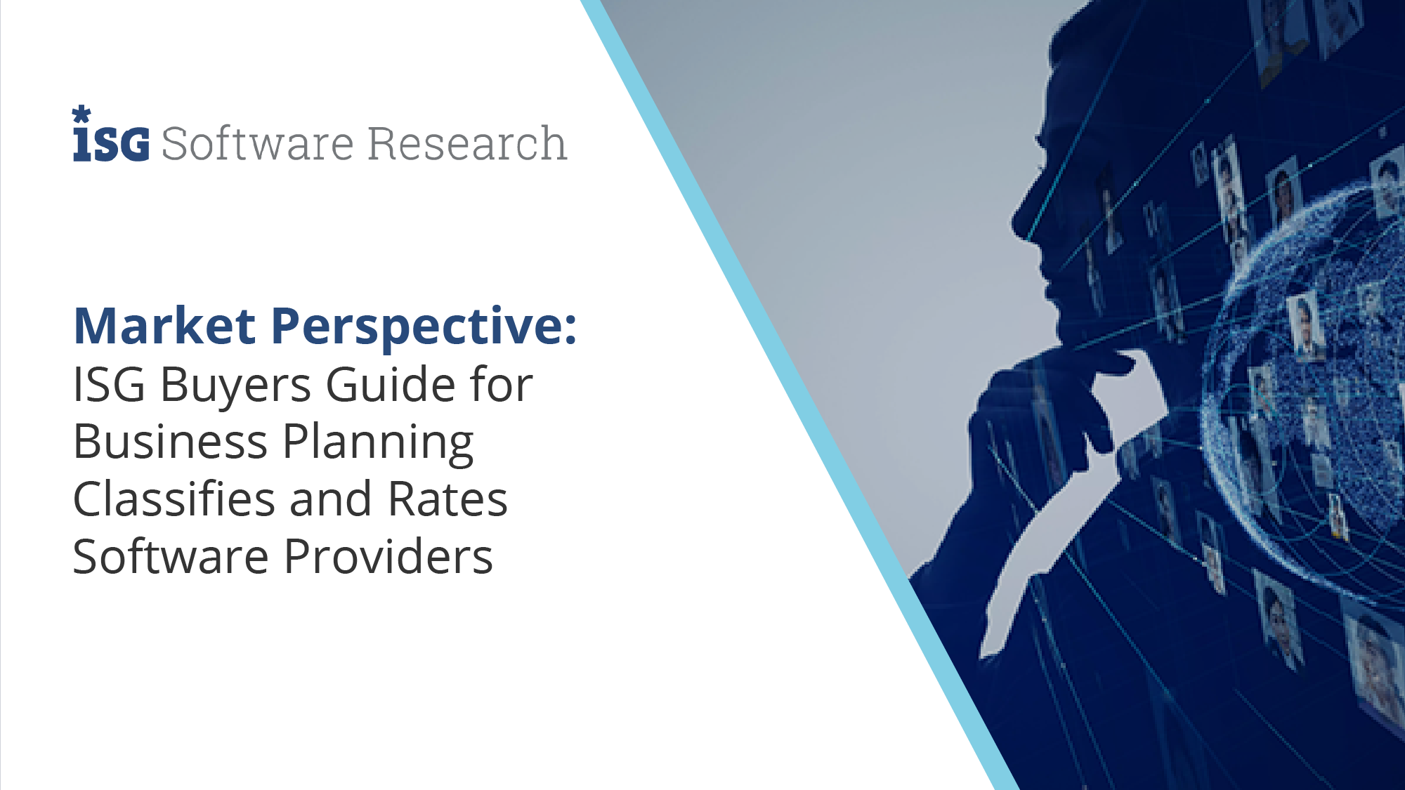 ISG Buyers Guide for Business Planning Classifies and Rates Software Providers